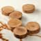 Perles cercles en tranches de bois naturel de Bead Landing